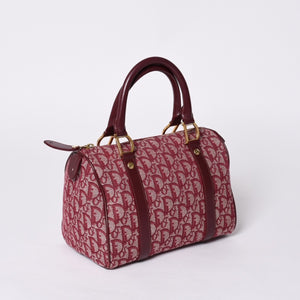 Christian Dior クリスチャンディオール BO C 0024 トロッター Mini Boston Bag ミニボストンバッグ 美品 中古 4a000743