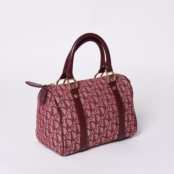 Christian Dior クリスチャンディオール BO C 0024 トロッター Mini Boston Bag ミニボストンバッグ 美品 中古 4a000743
