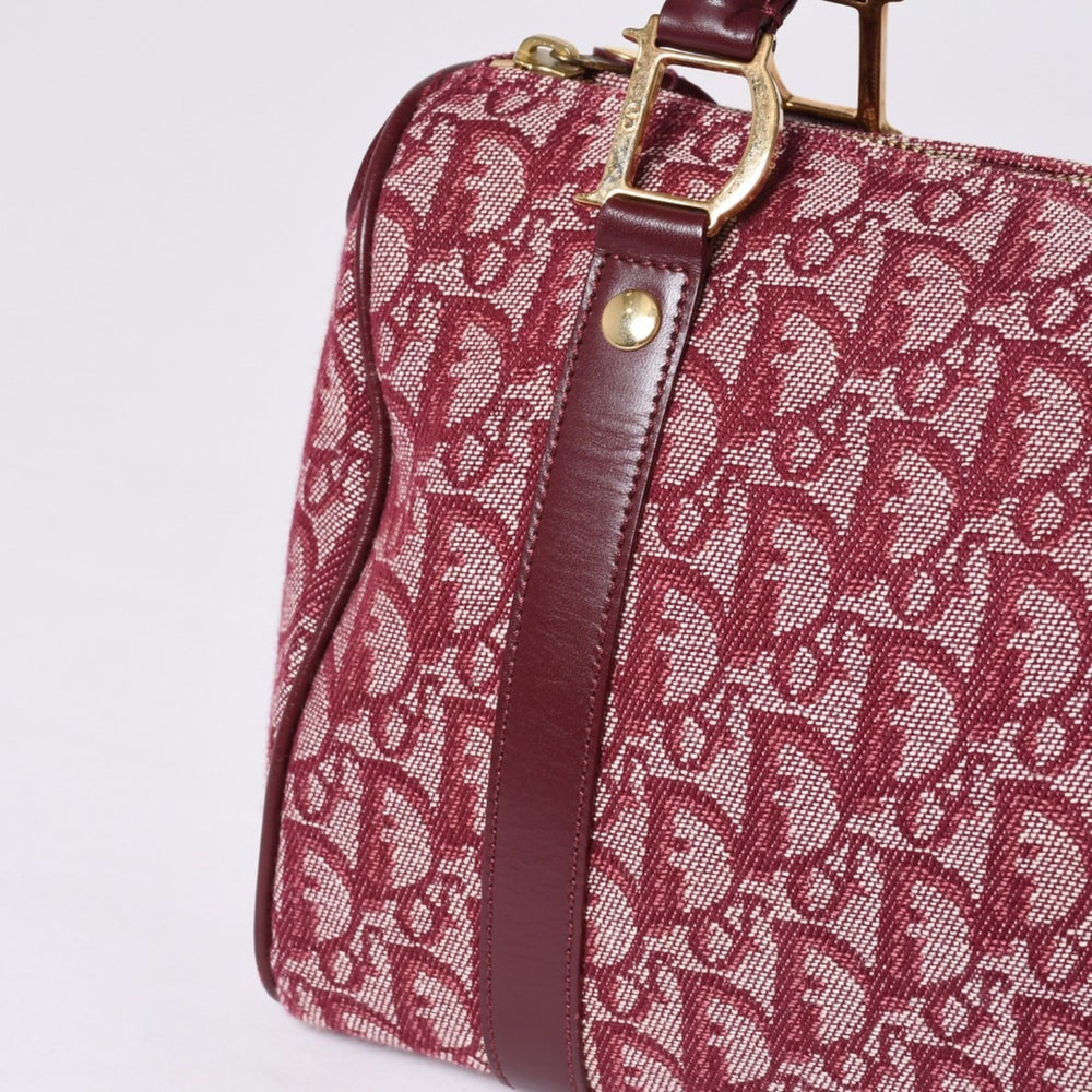 Christian Dior クリスチャンディオール BO C 0024 トロッター Mini Boston Bag ミニボストンバッグ 美品 中古 4a000743