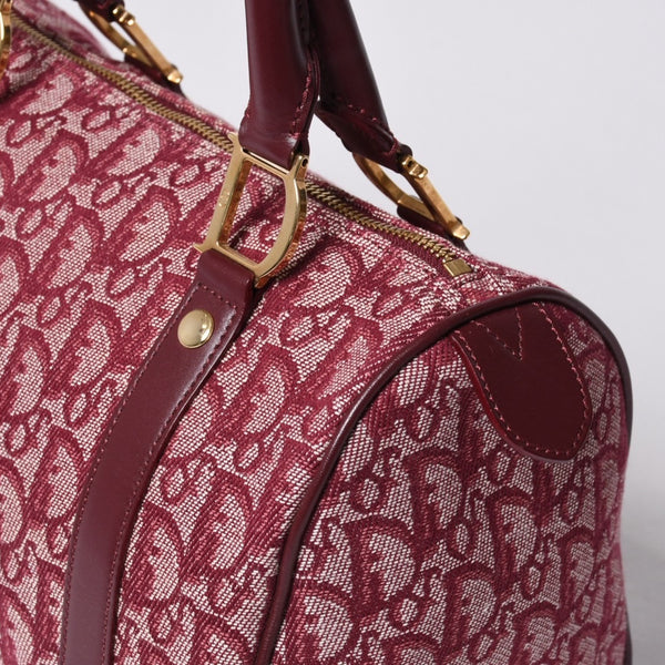 Christian Dior クリスチャンディオール BO C 0024 トロッター Mini Boston Bag ミニボストンバッグ 美品 中古 4a000743