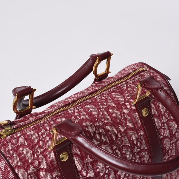 Christian Dior クリスチャンディオール BO C 0024 トロッター Mini Boston Bag ミニボストンバッグ 美品 中古 4a000743