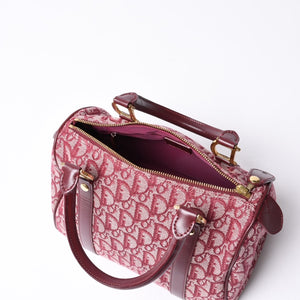 Christian Dior クリスチャンディオール BO C 0024 トロッター Mini Boston Bag ミニボストンバッグ 美品 中古 4a000743