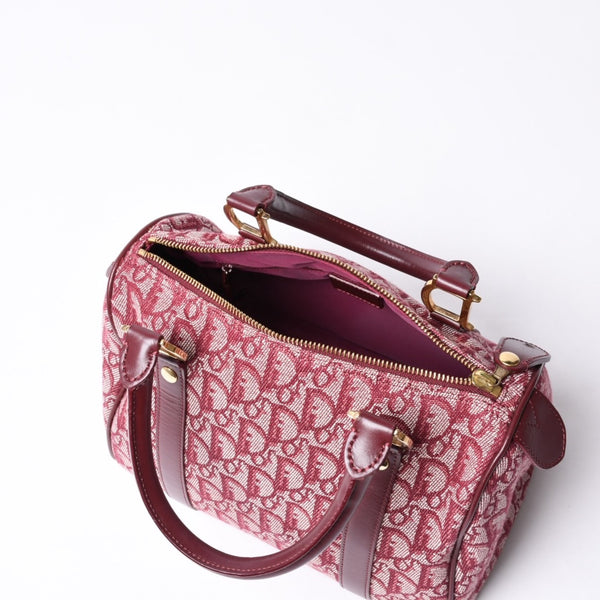 Christian Dior クリスチャンディオール BO C 0024 トロッター Mini Boston Bag ミニボストンバッグ 美品 中古 4a000743