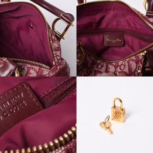 Christian Dior クリスチャンディオール BO C 0024 トロッター Mini Boston Bag ミニボストンバッグ 美品 中古 4a000743