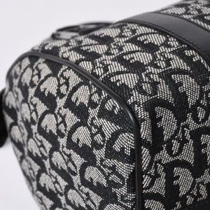 Christian Dior Trotter Pattern Mini Boston Bag BO G 0053 Good Condition Used 4a000821
