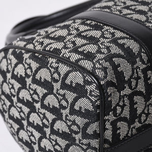Christian Dior Trotter Pattern Mini Boston Bag BO G 0053 Good Condition Used 4a000821
