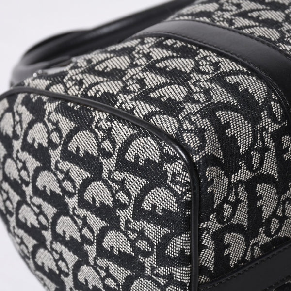 Christian Dior Trotter Pattern Mini Boston Bag BO G 0053 Good Condition Used 4a000821