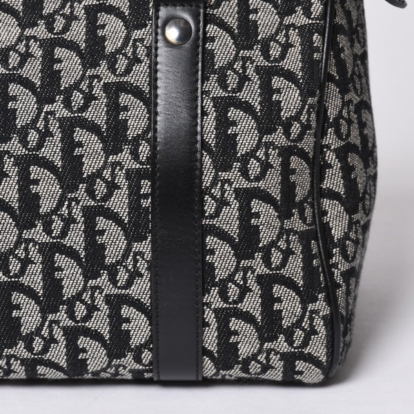 Christian Dior Trotter Pattern Mini Boston Bag BO G 0053 Good Condition Used 4a000821