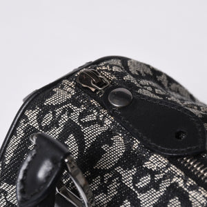 Christian Dior Trotter Pattern Mini Boston Bag BO G 0053 Good Condition Used 4a000821
