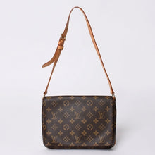 画像をギャラリービューアに読み込む, 極美品 LOUIS VUITTON ルイヴィトン ミュゼットタンゴ ショルダーバック M51257 モノグラム ブラウン 中古 4a000825
