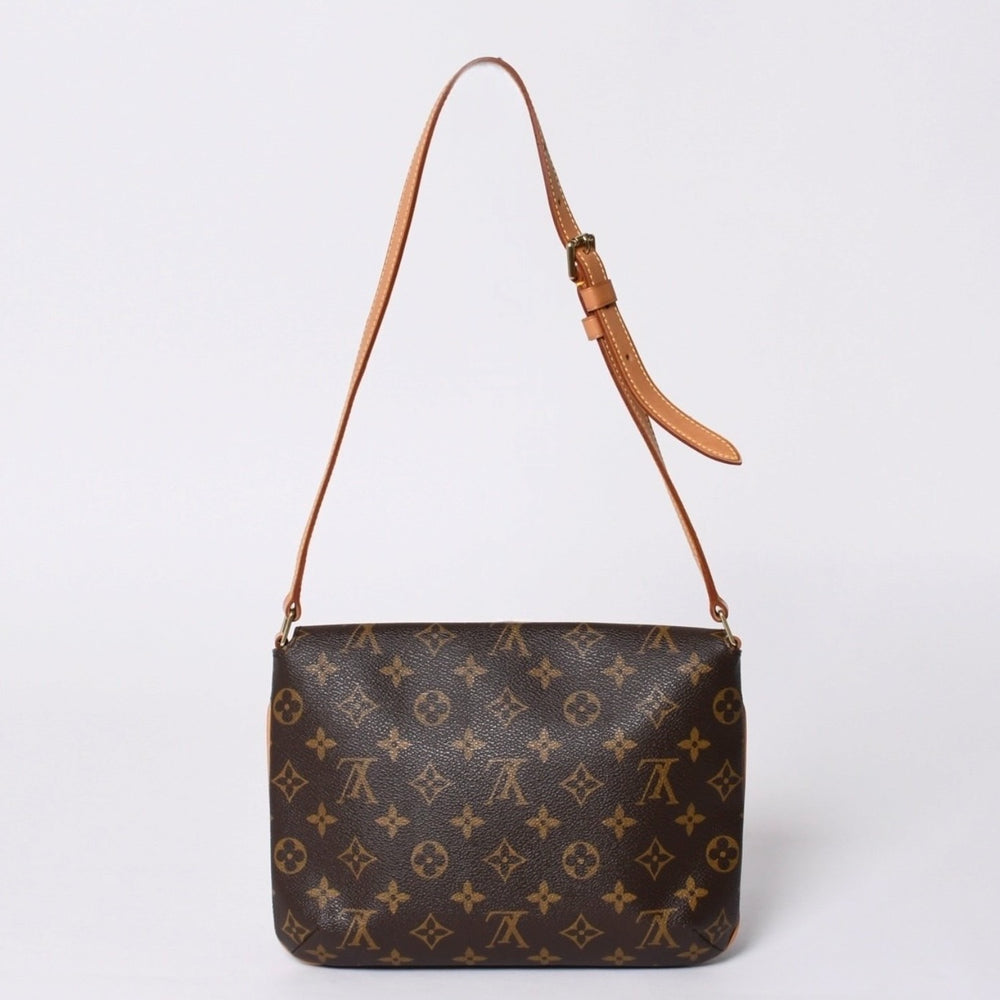 極美品 LOUIS VUITTON ルイヴィトン ミュゼットタンゴ ショルダーバック M51257 モノグラム ブラウン 中古 4a000825