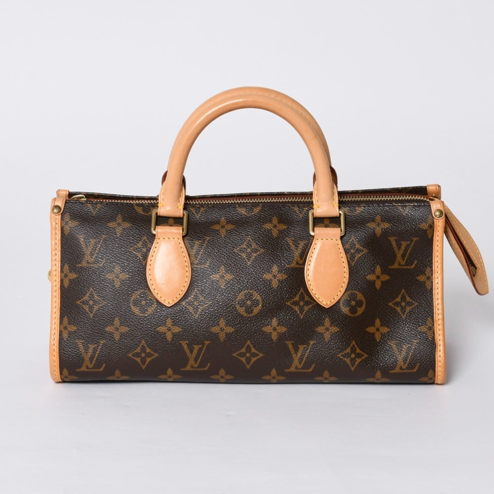 Very Good Condition LOUIS VUITTON Monogram Popincourt Handbag M40009 Logo Monogram Canvas Brown Used 4a000258
