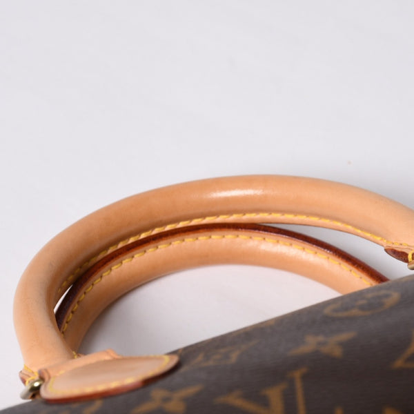 極美品 LOUIS VUITTON ルイヴィトン モノグラム ポパンクール ハンドバッグ M40009 ロゴ モノグラムキャンバス ブラウン 中古 4a000258