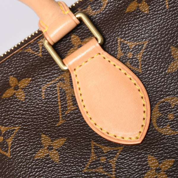 極美品 LOUIS VUITTON ルイヴィトン モノグラム ポパンクール ハンドバッグ M40009 ロゴ モノグラムキャンバス ブラウン 中古 4a000258