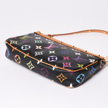 Load image into Gallery viewer, 極美品 LOUIS VUITTON ルイヴィトン ポシェットアクセソワール アクセサリーポーチ M92648 モノグラム マルチカラー ブラック 中古 4a000826