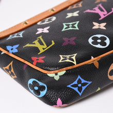 Load image into Gallery viewer, 極美品 LOUIS VUITTON ルイヴィトン ポシェットアクセソワール アクセサリーポーチ M92648 モノグラム マルチカラー ブラック 中古 4a000826