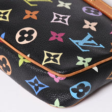 Load image into Gallery viewer, 極美品 LOUIS VUITTON ルイヴィトン ポシェットアクセソワール アクセサリーポーチ M92648 モノグラム マルチカラー ブラック 中古 4a000826