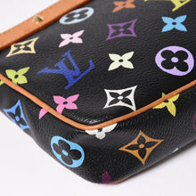 Load image into Gallery viewer, 極美品 LOUIS VUITTON ルイヴィトン ポシェットアクセソワール アクセサリーポーチ M92648 モノグラム マルチカラー ブラック 中古 4a000826