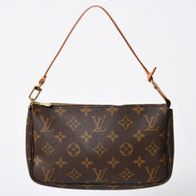 画像をギャラリービューアに読み込む, 極美品 LOUIS VUITTON ルイヴィトン ポシェット アクセソワール アクセサリーポーチ M51980 モノグラム ブラウン レザー PVC 中古 4b011279