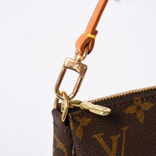 画像をギャラリービューアに読み込む, 極美品 LOUIS VUITTON ルイヴィトン ポシェット アクセソワール アクセサリーポーチ M51980 モノグラム ブラウン レザー PVC 中古 4b011279