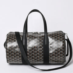 New and unused GOYARD Barrel 40 Sports Bag Boston Bag BARREL040TY01CL01P PVC Leather Black Used 4a002432