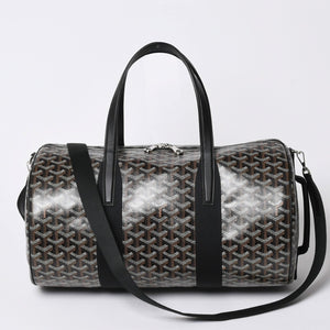 New and unused GOYARD Barrel 40 Sports Bag Boston Bag BARREL040TY01CL01P PVC Leather Black Used 4a002432