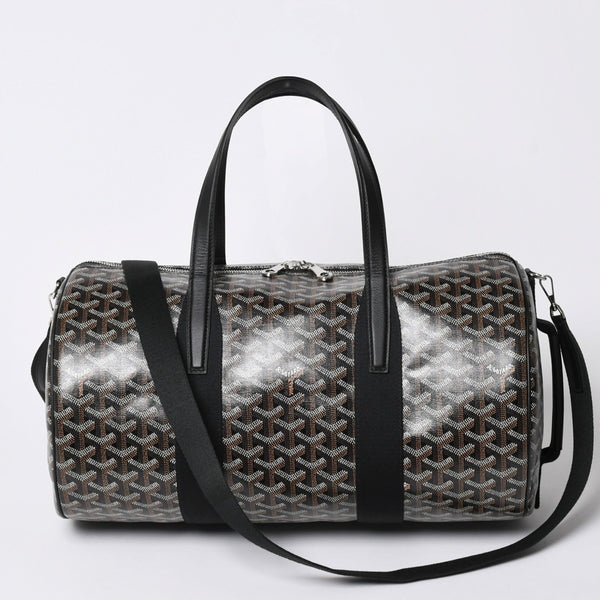 New and unused GOYARD Barrel 40 Sports Bag Boston Bag BARREL040TY01CL01P PVC Leather Black Used 4a002432