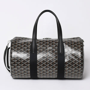 New and unused GOYARD Barrel 40 Sports Bag Boston Bag BARREL040TY01CL01P PVC Leather Black Used 4a002432
