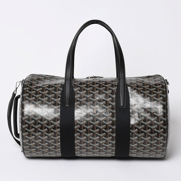 New and unused GOYARD Barrel 40 Sports Bag Boston Bag BARREL040TY01CL01P PVC Leather Black Used 4a002432