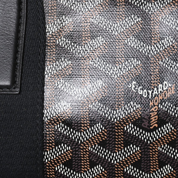 New and unused GOYARD Barrel 40 Sports Bag Boston Bag BARREL040TY01CL01P PVC Leather Black Used 4a002432