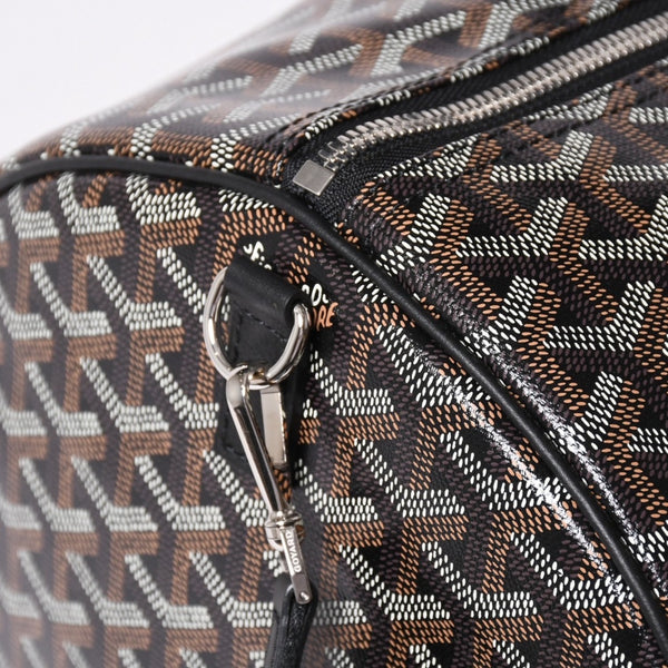 New and unused GOYARD Barrel 40 Sports Bag Boston Bag BARREL040TY01CL01P PVC Leather Black Used 4a002432