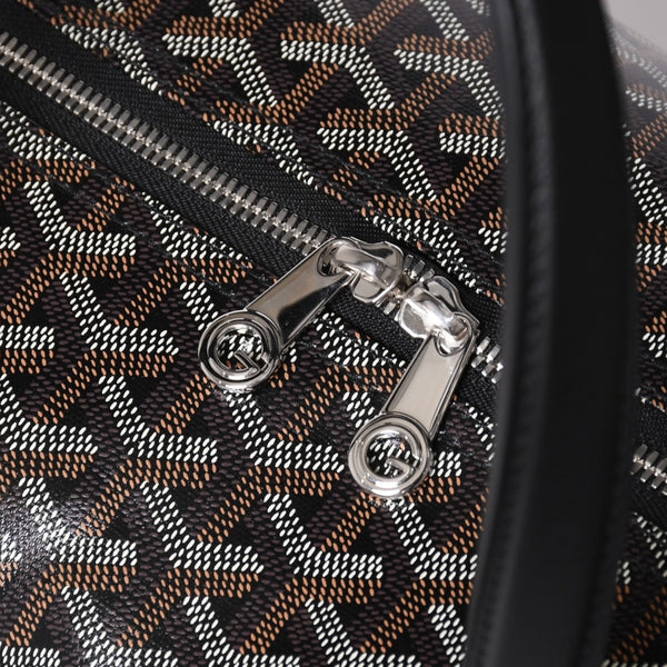 New and unused GOYARD Barrel 40 Sports Bag Boston Bag BARREL040TY01CL01P PVC Leather Black Used 4a002432