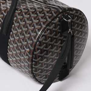 New and unused GOYARD Barrel 40 Sports Bag Boston Bag BARREL040TY01CL01P PVC Leather Black Used 4a002432