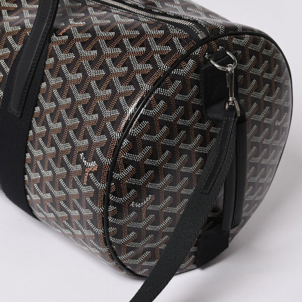 New and unused GOYARD Barrel 40 Sports Bag Boston Bag BARREL040TY01CL01P PVC Leather Black Used 4a002432