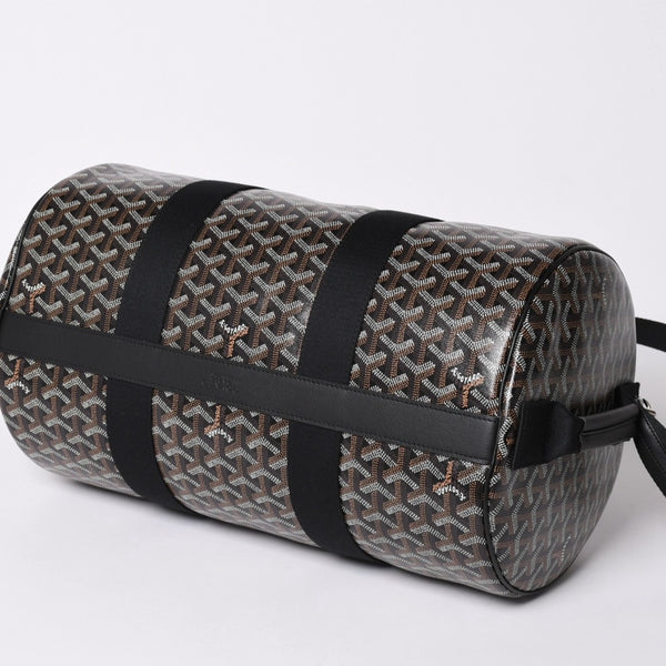 New and unused GOYARD Barrel 40 Sports Bag Boston Bag BARREL040TY01CL01P PVC Leather Black Used 4a002432