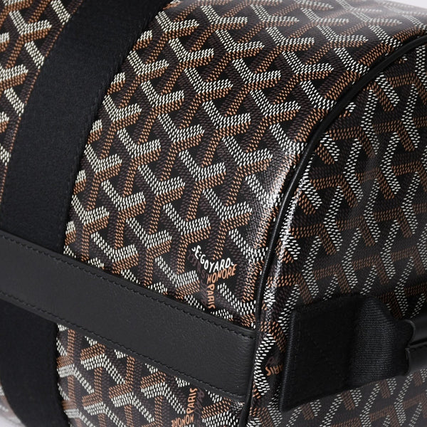 New and unused GOYARD Barrel 40 Sports Bag Boston Bag BARREL040TY01CL01P PVC Leather Black Used 4a002432