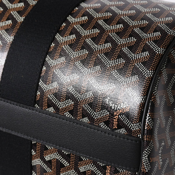 New and unused GOYARD Barrel 40 Sports Bag Boston Bag BARREL040TY01CL01P PVC Leather Black Used 4a002432