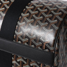 Load image into Gallery viewer, 新品未使用 GOYARD ゴヤール バレル40 スポーツバッグ ボストンバッグ BARREL040TY01CL01P PVC レザー ブラック 中古 4a002432