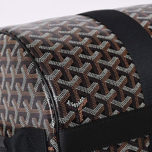 New and unused GOYARD Barrel 40 Sports Bag Boston Bag BARREL040TY01CL01P PVC Leather Black Used 4a002432