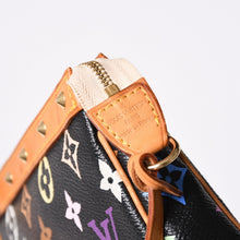Load image into Gallery viewer, 極美品 LOUIS VUITTON ルイヴィトン ポシェットアクセソワール アクセサリーポーチ M92648 モノグラム マルチカラー ブラック 中古 4a000826