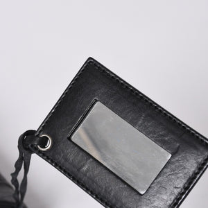 BALENCIAGA バレンシアガ ジャイアント エンベロープ クラッチバック 173082 レザー ブラック シルバー金具 美品 中古 4a000522