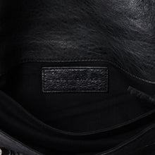 画像をギャラリービューアに読み込む, BALENCIAGA バレンシアガ ジャイアント エンベロープ クラッチバック 173082 レザー ブラック シルバー金具 美品 中古 4a000522