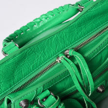 画像をギャラリービューアに読み込む, 極美品 BALENCIAGA バレンシアガ NEO CAGOLE ネオカゴール XS 2WAY ハンドバッグ 700940 レザー グリーン 中古 4a000853