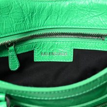 画像をギャラリービューアに読み込む, 極美品 BALENCIAGA バレンシアガ NEO CAGOLE ネオカゴール XS 2WAY ハンドバッグ 700940 レザー グリーン 中古 4a000853