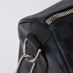 Like new LOUIS VUITTON Keepall Bandouliere 45 Boston bag 2WAY Damier Ecobalt N41349 Used 4a000668