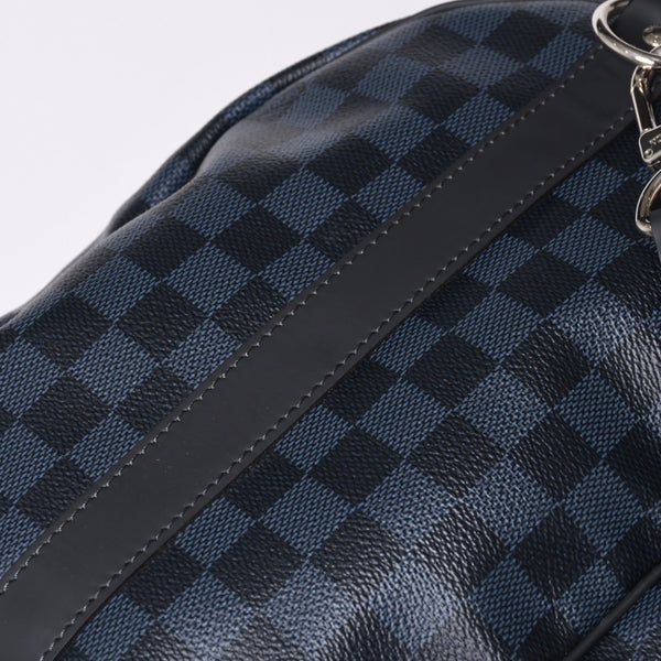 Like new LOUIS VUITTON Keepall Bandouliere 45 Boston bag 2WAY Damier Ecobalt N41349 Used 4a000668