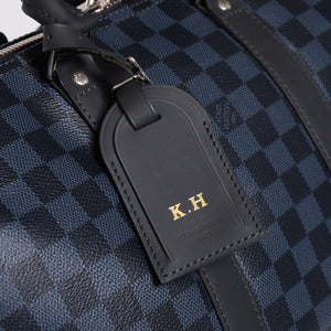 Like new LOUIS VUITTON Keepall Bandouliere 45 Boston bag 2WAY Damier Ecobalt N41349 Used 4a000668