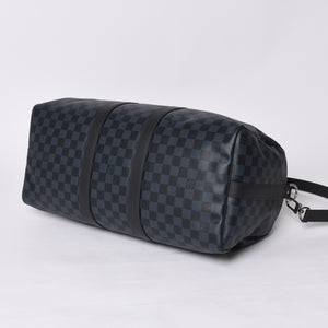 Like new LOUIS VUITTON Keepall Bandouliere 45 Boston bag 2WAY Damier Ecobalt N41349 Used 4a000668