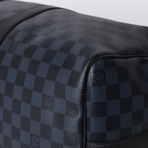 Like new LOUIS VUITTON Keepall Bandouliere 45 Boston bag 2WAY Damier Ecobalt N41349 Used 4a000668