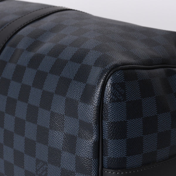 Like new LOUIS VUITTON Keepall Bandouliere 45 Boston bag 2WAY Damier Ecobalt N41349 Used 4a000668